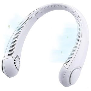 Prenosný ventilátor na krk, biela vyobraziť