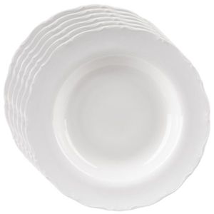 Orion Sada porcelánových hlbokých tanierov Mona sokrajom 6 ks, 23 cm vyobraziť
