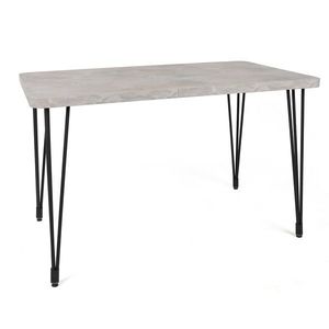 Jedálenský stôl Lagos Grey Black vyobraziť