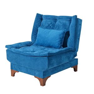Kreslo Kelebek Berjer Dark Blue vyobraziť