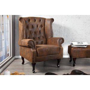 Chesterfield kreslo MIDAS Dekorhome vyobraziť