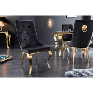 Chesterfield jedálenská stolička 2 ks ZETHOS Dekorhome Krémová vyobraziť