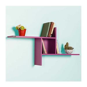 Adore Furniture Nástenná polica 50x100 cm fialová vyobraziť
