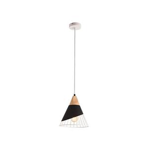 Luster na lanku IRIS 1xE27/40W/230V čierna vyobraziť