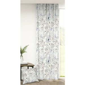Záves dekoračný alebo látka, Soft Jaseňové lístie, sivá a béžová, 150 cm 150 cm vyobraziť