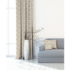Záves dekoračný alebo látka, Fine Ornament, béžový, 150 cm 150 cm vyobraziť