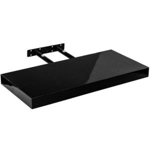 STILISTA VOLATO 31056 Nástenná polica - lesklá čierna 70 cm vyobraziť