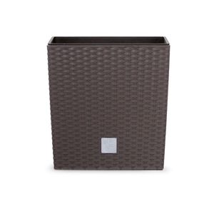 Prosperplast Kvetináč vo vzhľade ratanu Rato Low (22, 3 x 22, 3 x 22, 8 cm, hnedá) vyobraziť