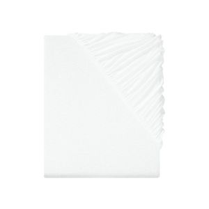 LIVARNO home Napínacia džersejová plachta, 140 – 160 x 200 cm (biela) vyobraziť
