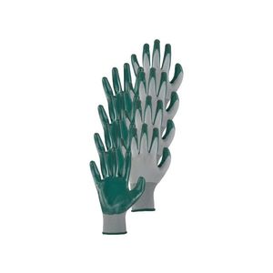 PARKSIDE® Nitrilové záhradné rukavice, 4 páry (sivá/zelená) vyobraziť