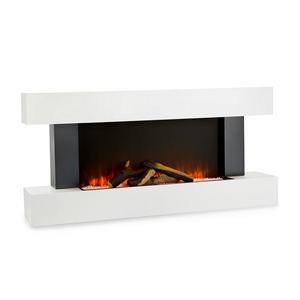 Klarstein Studio Light & Fire 1, elektrický krb, 1000/2000 W, MDF, diaľkové ovládanie, biely vyobraziť