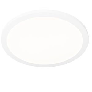 Stropné svietidlo biele 40 cm okrúhle vrátane LED 3-stupňové stmievateľné IP44 - Steve vyobraziť