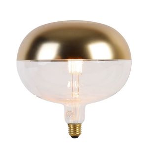 E27 Stmievateľná LED žiarovka Zrkadlo zlatá 6W 360lm 1800K vyobraziť