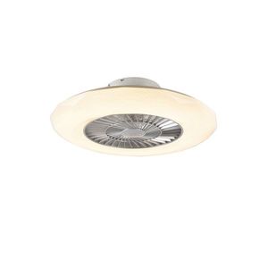 Stropný ventilátor strieborný vrátane LED s hviezdnym efektom stmievateľný - Clima vyobraziť
