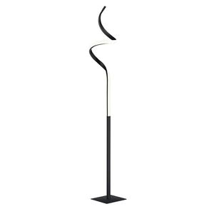Stojaca lampa čierna vrátane LED s 3-stupňovým stmievačom - Koers vyobraziť
