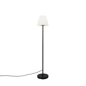 Inteligentná moderná vonkajšia stojaca lampa s čiernym tienidlom bielym vrátane WiFi A60 - Virginia vyobraziť