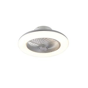 Stropný ventilátor strieborný vrátane LED a diaľkového ovládania - Clima vyobraziť