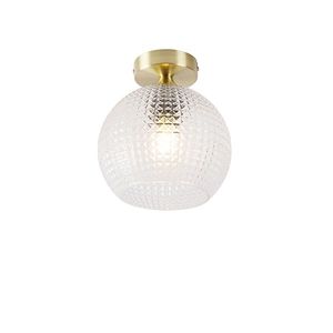 Stropné svietidlo v štýle Art Deco mosadz - Sphere vyobraziť