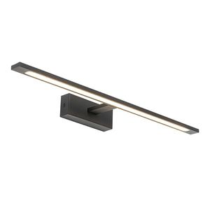 Moderná nástenná lampa čierna 62 cm vrátane LED IP44 - Jerre vyobraziť