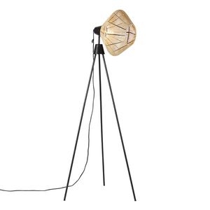 Rustikálna stojaca lampa trojnožka s lanom - Jenthe vyobraziť