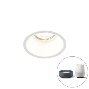 Inteligentné zapustené bodové svetlo biele vrátane WiFi GU10 - Dept vyobraziť