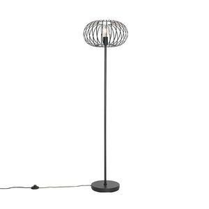 Dizajnová stojaca lampa čierna - Johanna vyobraziť