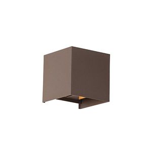 Vonkajšia nástenná lampa hrdzavohnedá vrátane LED 2-svetlo IP54 - Edwin vyobraziť
