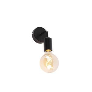 Moderná nástenná lampa čierna 15, 5 cm - Facile vyobraziť