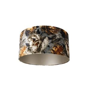 Zamatový tienidlo na lampu s kvetinovým vzorom 50/50/25 vyobraziť