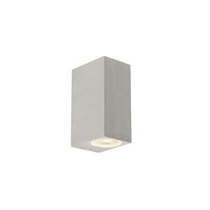 Moderná nástenná lampa hliníková 2-žiarovková IP44 - Baleno vyobraziť