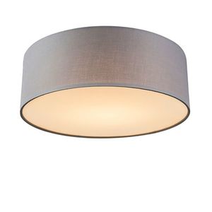 Stropné svietidlo sivé 30 cm vrátane LED - Drum LED vyobraziť