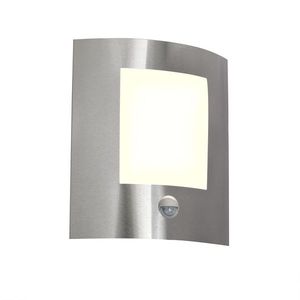 Moderná vonkajšia nástenná lampa oceľová s pohybovým senzorom IP44 - Emmerald 1 vyobraziť