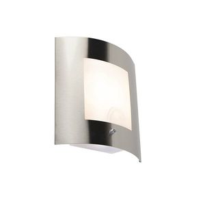 Vonkajšia nástenná lampa oceľ IP44 senzor súmraku - Emmerald vyobraziť