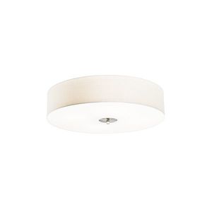 Inteligentné stropné svietidlo biele 50 cm vrátane 4 Wifi A60 - Drum Jute vyobraziť