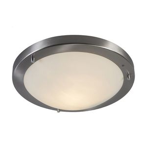 Moderné stropné svietidlo oceľ 31 cm IP44 - Yuma vyobraziť