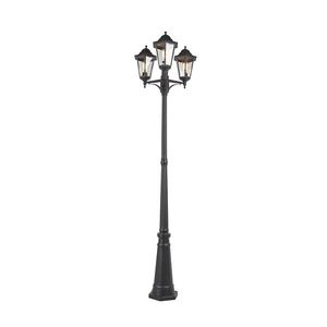 Vidiecka vonkajšia lampa čierna IP44 - New Orleans 3 vyobraziť