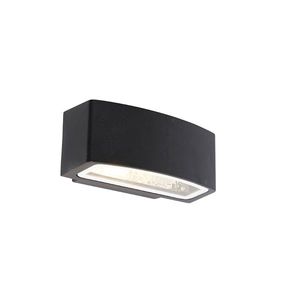 Moderná vonkajšia nástenná lampa čierna IP44 - Latina vyobraziť