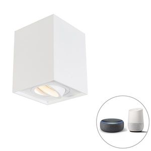 Inteligentné bodové svetlo biele vrátane WiFi GU10 nastaviteľné - Quadro 1 Up vyobraziť