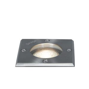 Zapojený bodový svietidlo oceľ 10, 5 cm IP65 - Basic Square vyobraziť
