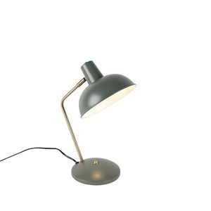 Inteligentná stolná lampa zelená s bronzovou farbou vrátane WiFi P45 - Milou vyobraziť