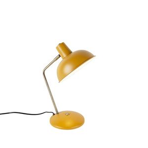 Inteligentná stolná lampa žltá s bronzovou farbou vrátane WiFi P45 - Milou vyobraziť