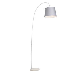 Inteligentná oblúková lampa oceľová so sivou vrátane wifi A60 - Bend vyobraziť
