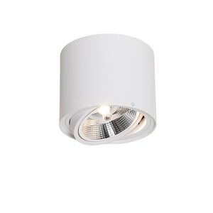 Inteligentný stropný reflektor biely otočný a naklápací vrátane Wifi GU10 111mm - Rondoo Up vyobraziť