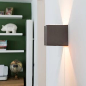 Priemyselná nástenná lampa betónová - Box vyobraziť