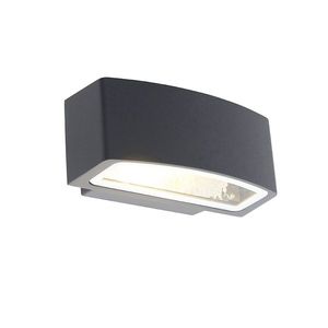 Moderná vonkajšia nástenná lampa grafit 14, 3 cm IP44 - Latina vyobraziť
