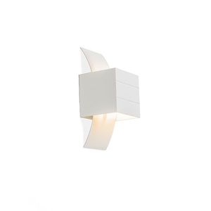 Moderná nástenná lampa biela - Amy vyobraziť