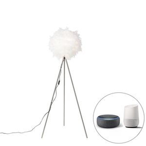 Inteligentná romantická stojaca lampa biela vrátane Wifi A60 - Feather vyobraziť