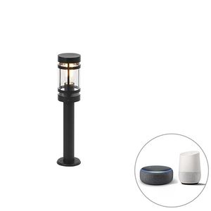 Inteligentná vonkajšia lampa čierna 50 cm IP44 vrátane Wifi ST64 - Gleam vyobraziť