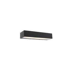 Dizajnová obdĺžniková nástenná lampa čierna 35 cm - Houx vyobraziť