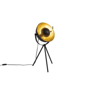 Stolná lampa čierna so zlatom 63, 3 cm trojnožka nastaviteľná - Magnax vyobraziť
